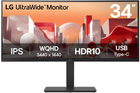 Монітор 34" IPS Curved LG UltraWide 60Hz Black (34BA75QE-B.AEU)