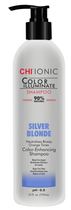 Szampon do włosów Chi Ionic Color Illuminate Silver Blonde tonizujący 739 ml (633911818992)