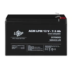 Акумулятор свинцево-кислотний AGM для ДБЖ LogicPower AGM LPM 12V - 7.5 Ah 400 циклів (LP3864)