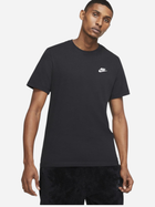 Футболка бавовняна довга чоловіча Nike M Nsw Club Tee AR4997-013 M Чорна (191888618071)