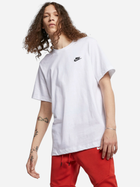 Футболка бавовняна довга чоловіча Nike M Nsw Club Tee AR4997-101 2XL Біла (191888618408)