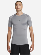 Спортивна футболка чоловіча Nike Pro FB7932-084 2XL Сіра (196608740278)