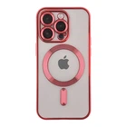 Чохол TPU Metallic Full Camera with Magsafe для iPhone 13 Pro Колір Red