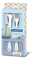Набір столових приборів (2 пр) TRAMONTINA (66973/010 BABY Le Petit blue)