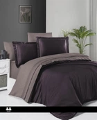 Постільна білизна First Choice Deluxe Satin DARK 200 х 220 см Serenity Purple Lilac
