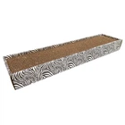 Дряпка з гофрокартону з котячою м'ятою 48*12*5 см Croci ANIMALIER Zebra