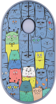 Мышь 2E MF300 PETS:CATS Silent WL BT Blue (2E-MF300WPETSBL)