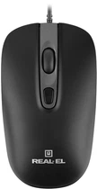 Мышь REAL-EL RM-222 USB Black (EL123200040)