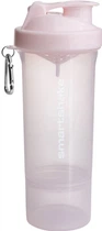 Шейкер спортивний SmartShake Slim Grey 500 ml Рожевий