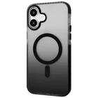Чехол градиент TPU + PC Fibra Shock Proof Case with Magnetic Ring MagSafe для Apple iPhone 16 black