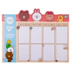Планинг настольный YES Line Friends 252176 34.5х27 см 52 листа