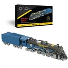 Колекційна модель-конструктор Metal Time Polar Steel color Потяг кольоровий механічний (MT052) 4931886