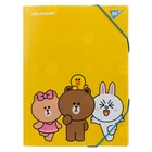 Папка на резинке A4 YES Line Friends 492098 4917804