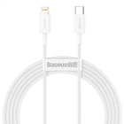 Кабель для Iphone на 1,5м. Type-C to Lightning Superior Series 20W білий, Baseus для зарядки та передачі даних (CATLYS-B02)
