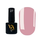 Гель-лак для ногтей Valeri Color №27, 6 мл (розовое какао) для маникюра и педикюра