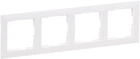 Рамка 4-постовая Legrand Suno Белая (721504 LG)