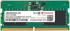 Оперативна пам'ять Transcend SODIMM DDR5-4800 8192 MB PC5-38400 (JM4800ASG-8G)