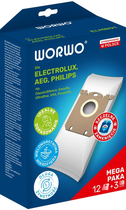 Набір мішків Worwo Electrolux/Philips WOR-BAG ELMB01 /KPL12 (ELMB01X12)