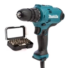 Шуруповерт сетевой Makita DF0300 с набором бит Makita D-30667 (56 Нм, 0.8-10 мм, 320 Вт)