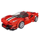 Конструктор Mould King Ferrari Спортивная машина 329 детали красная (JDT-0848789)