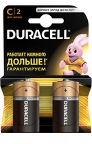 Щелочные батарейки Duracell C LR14/MN1400 1.5V 2 шт 57354