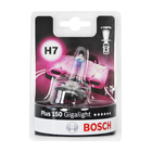 Лампа галогенна Bosch GigaLight +150 H7 12V 55W PX26d (блістер 1 шт.) 1987301137