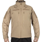 Куртка тактична Mil-Tec демісезон Softshell Plus L Dark Coyote (10859005-904-L)