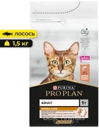 Сухий корм для кішок Purina Pro Plan Adult 1+ Derma Care з лососем