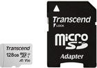 Карта пам'яті Transcend 300S microSDXC 128GB UHS-I U3 V30 + SD адаптер (TS128GUSD300S-A)