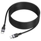 Кабель Hoco Type-C to Type-C Energy silicone charging data cable X109 |3m, 60W| черный