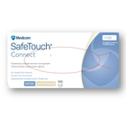 Латексные перчатки Medicom SafeTouch Connect (5,5 г) текстурированные без пудры размер L 100 шт. Белые