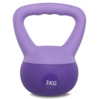 Гиря м'яка SP-Sport SOFT KETTLEBELL FI-0122-3 3кг (верх-PVC+TPR, наповнювач-пісок, фіолетовий)