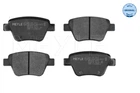 Комплект тормозных колодок SKODA SUPERB, SEAT ALTEA, AUDI A1, MEYLE (0252456317)