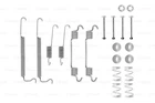 Монтажный к-кт тормозных колодок OPEL KARL, CHEVROLET AVEO, DAEWOO NUBIRA, BOSCH (1987475312)