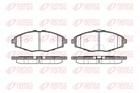 Комплект гальмівних колодок CHERY QQ3, CHANGAN BENNI, CHEVROLET LANOS, REMSA (069600)