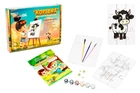 Деревянный пазл-раскраска PuzzleOK Коровка, размер А5, 9 деталей