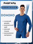 Рашгард лонгслив мужской Domino TC210-14 (полиэстер, спандекс, M, синий)