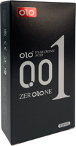 Презервативи OLO ультратонкі з гіалуроновою змазкою 10 шт (ROZ6501053309)