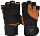 Перчатки для фитнеса RDX L4 Open Finger Weightlifting Gym Gloves