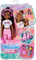 Lalka Barbie Dream Besties Brooklyn na wrotkach JFX97 (0194735308354)