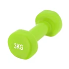 Гантель виниловая Power Play 4125 Achilles 3 кг, Green