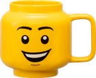 Кружка Lego Happy Boy керамічна жовта 530 мл (5711938247652)