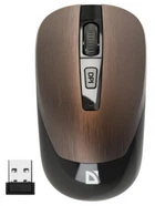 Компьютерная мышь Defender Wave MM-995, USB, оптическая (датчик Pixart 3065), 1600 DPI, 3 кнопки, 1xAA. Bronze