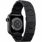 Ремешок Pitaka Retro Carbon Fiber Watch Band для Apple Watch 49/45/44mm Black/Grey (AWB2311)