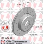 Гальмівний диск Zimmermann (150.3434.52)