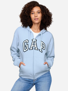 Bluza damska rozpinana streetwear z kapturem GAP 678782-05 L Błękitna