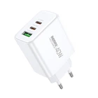 Мережевий зарядний пристрій Remax Kiddy 3 порти, USB + Type-C*2 40W (RP-U123)