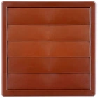 Вентиляционная решетка Airroxy KzZ 170x170 125 brown (02-312)