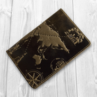 Обложка для паспорта HiArt PC-02-S19-1020-T002 Shabby Brown "7 wonders of the world"