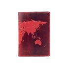 Обложка для паспорта HiArt PC-01-S18-1440-T001 Shabby Red Berry "World Map"